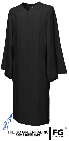 Cap, Gown & Tassel, GO GREEN, black