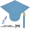 Matte Bachelor Academic Cap, Gown & Tassel sky-blue