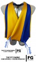 Academic Hood in blue-yellow