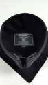 Doctoral cap ELEGANT with year tassel, black, with academic bear