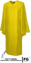 Gown, SHINY, yellow-gold