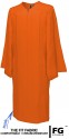 Gown, MATTE, orange