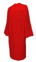 Gown, MATTE, maroon-red