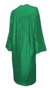 Gown, SHINY, emerald-green