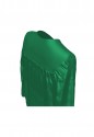 Shiny Bachelor Academic Cap, Gown & Tassel emerald-green