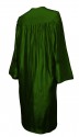 Shiny Bachelor Academic Cap, Gown & Tassel forest green