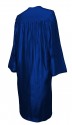 Gown, SHINY, navy-blue