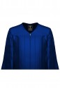 Gown, SHINY, navy-blue