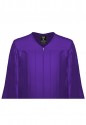 Shiny Bachelor Academic Cap, Gown & Tassel purple