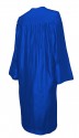 Gown, SHINY, royal-blue
