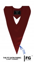 Honor V-Stole maroon red