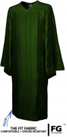 Gown, SHINY, forest-green