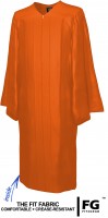 Gown, SHINY, orange