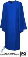 Gown, SHINY, royal-blue