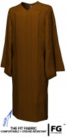 Gown, MATTE, brown