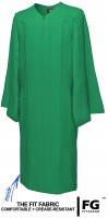 Gown, MATTE, emerald-green
