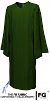 Gown, MATTE, forest-green