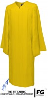 Gown, MATTE, yellow-gold