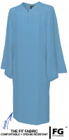 Gown, MATTE, sky-blue