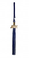 Tassel marked year blue white