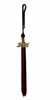 Tassel marked year black-red