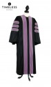 Deluxe Doctoral of Dentistry Academic Gown for faculty and Phd., TIMELESS silver wool, men